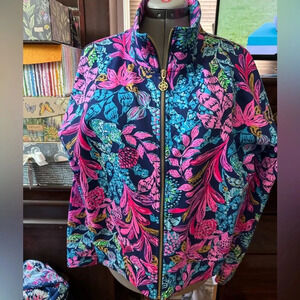 N.W.T. Wrenley Jacket Size XL Calypso Coast Lilly Pulitzer Luxletic